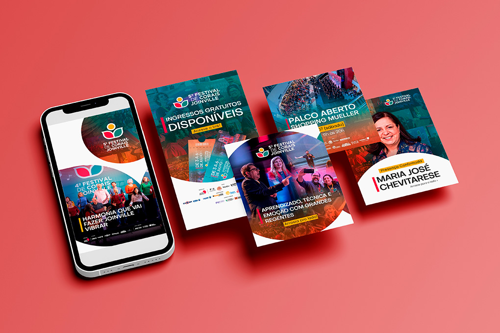 Artes para redes sociais e campanhas digitais